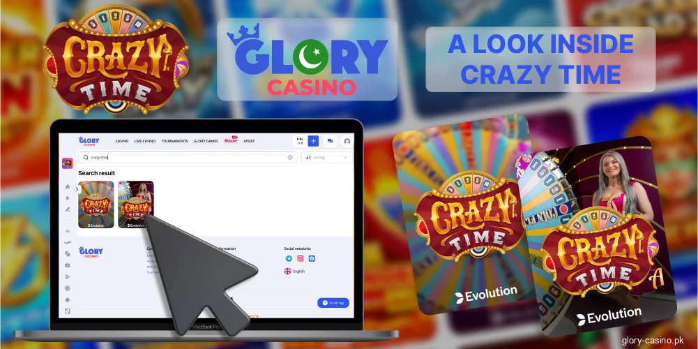 How Crazy Time works in Glory Casino