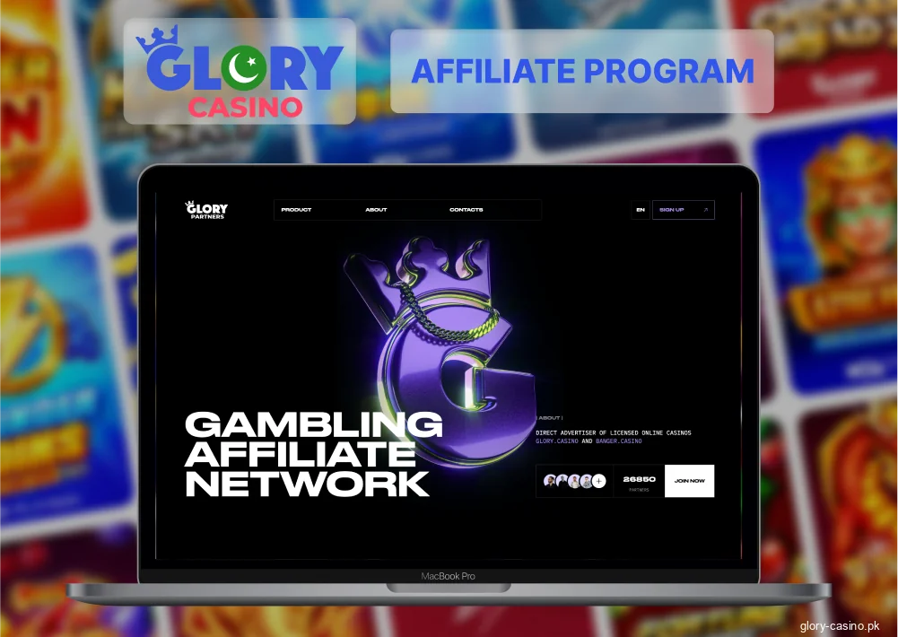 Glory Casino affiliate program overview Pakistan