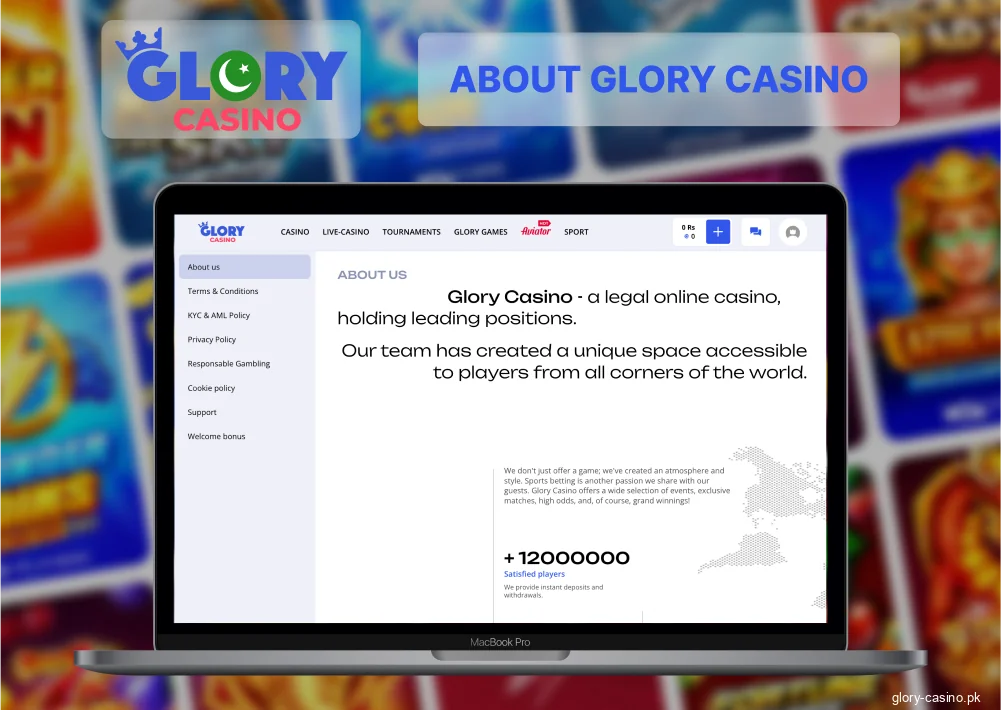 Introduction to Glory Casino Pakistan