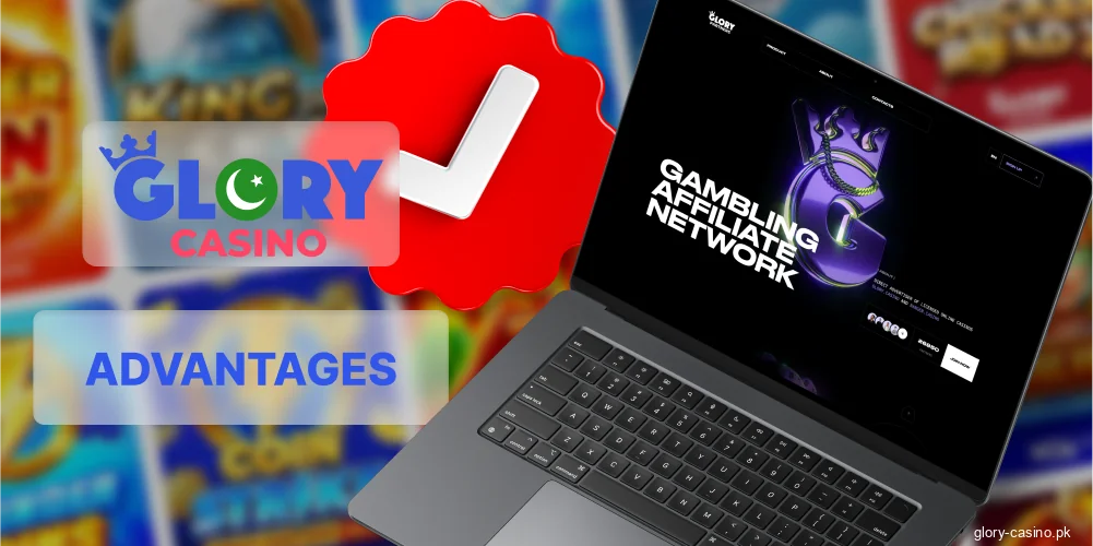 Benefits of partnering with Glory Casino