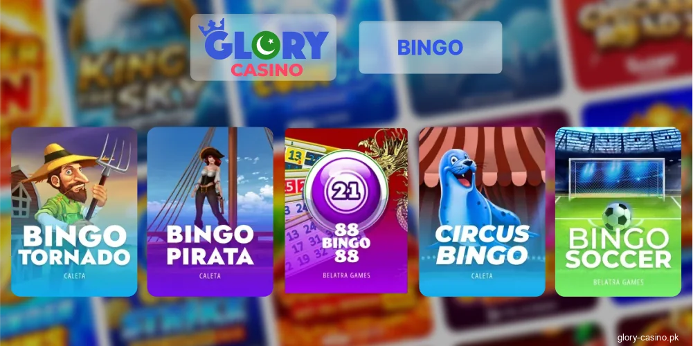 Glory Casino bingo category review