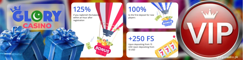 Review on Glory Casino platform bonuses and promotions