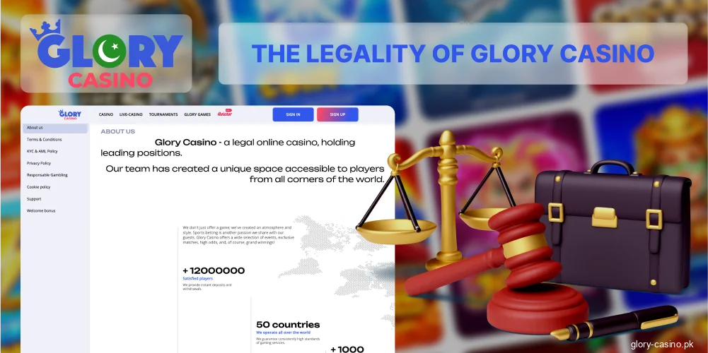 Glory Casino Pakistan trusted partner