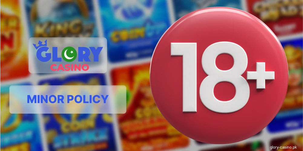 Underage gambling blocked by Glory Casino
