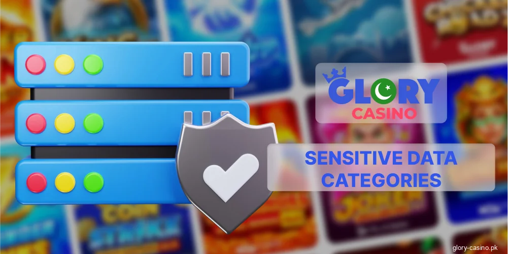 Personal data collected by Glory Casino
