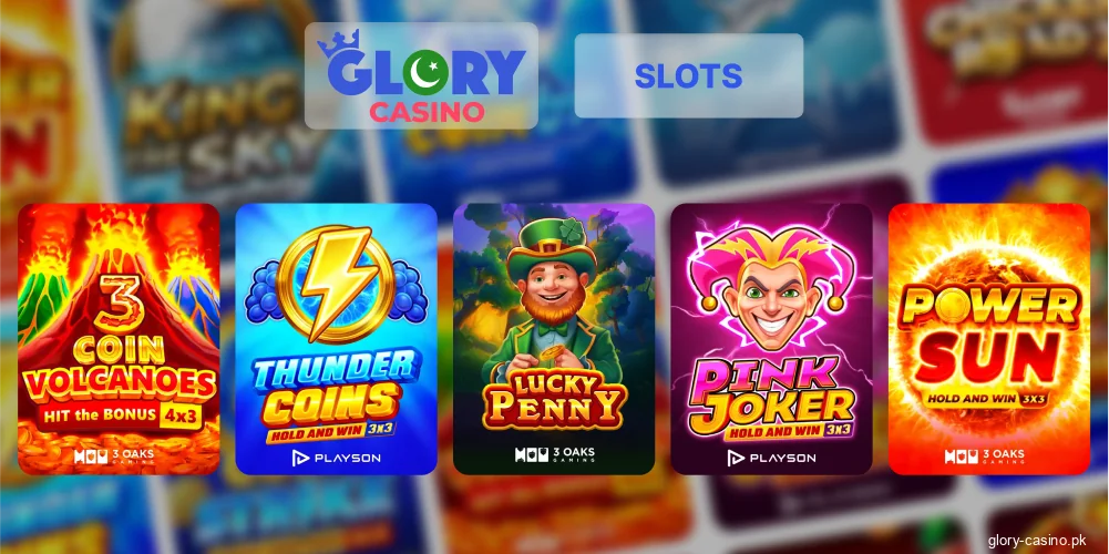Glory Casino slot category review