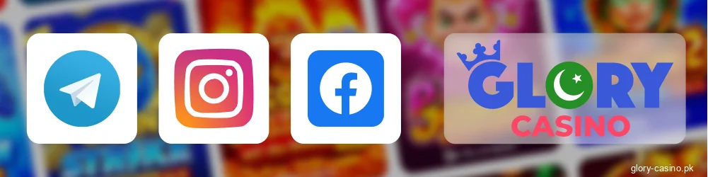 Reach Glory Casino on Telegram Instagram