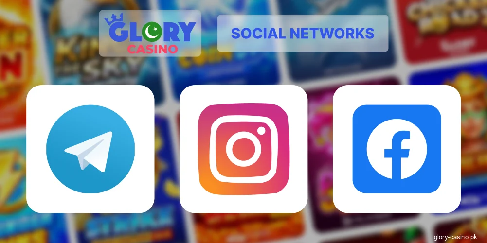 Customer support via social media at Glory Casino