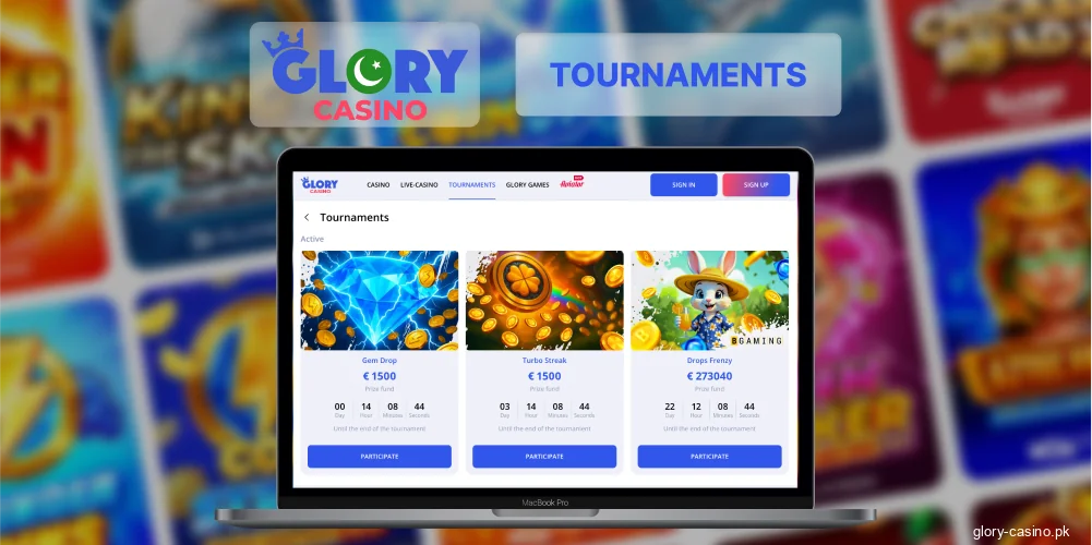 Glory Casino tournaments