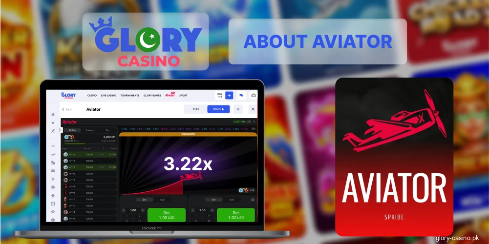 Aviator game overview Glory Casino