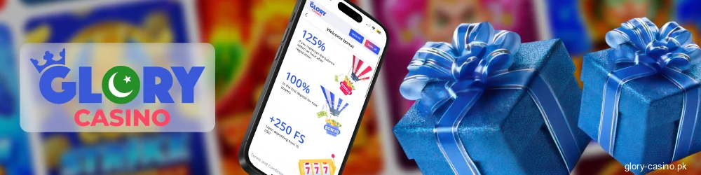 Bonuses and promos on Glory Casino app