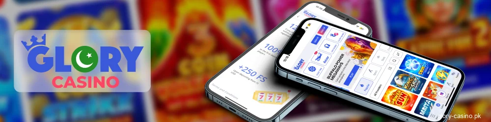 How to use Glory Casino iOS app