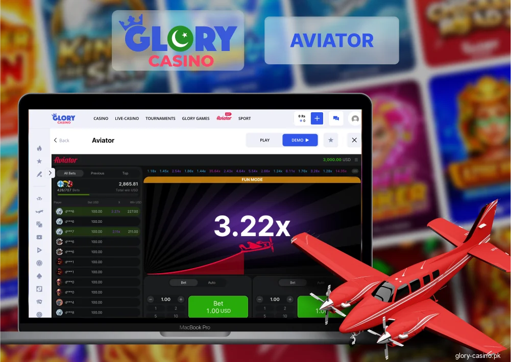 Aviator game guide Glory Casino Pakistan