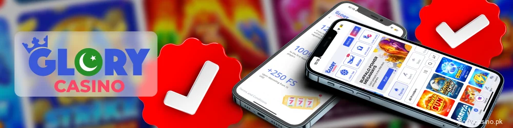 Why download Glory Casino mobile app