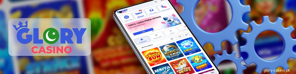 Android requirements for Glory Casino app