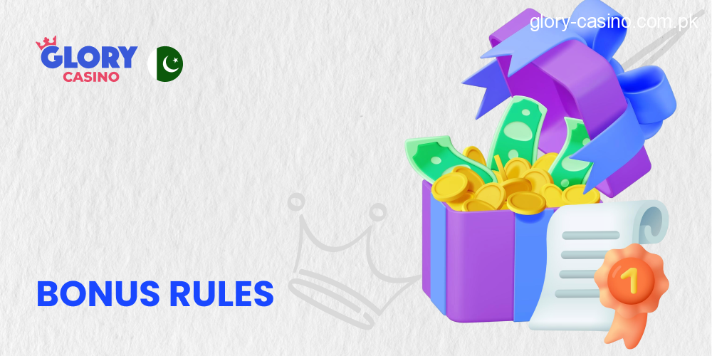 Glory Casino Bonus Rules for Pakistan Players