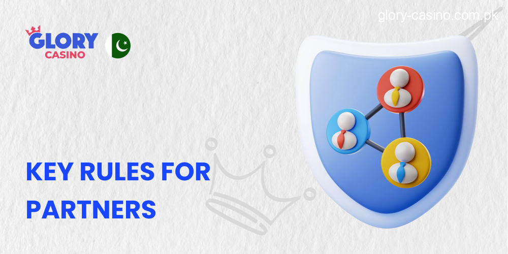 Affiliate Program - Key Rules for Partners in Glory Casino