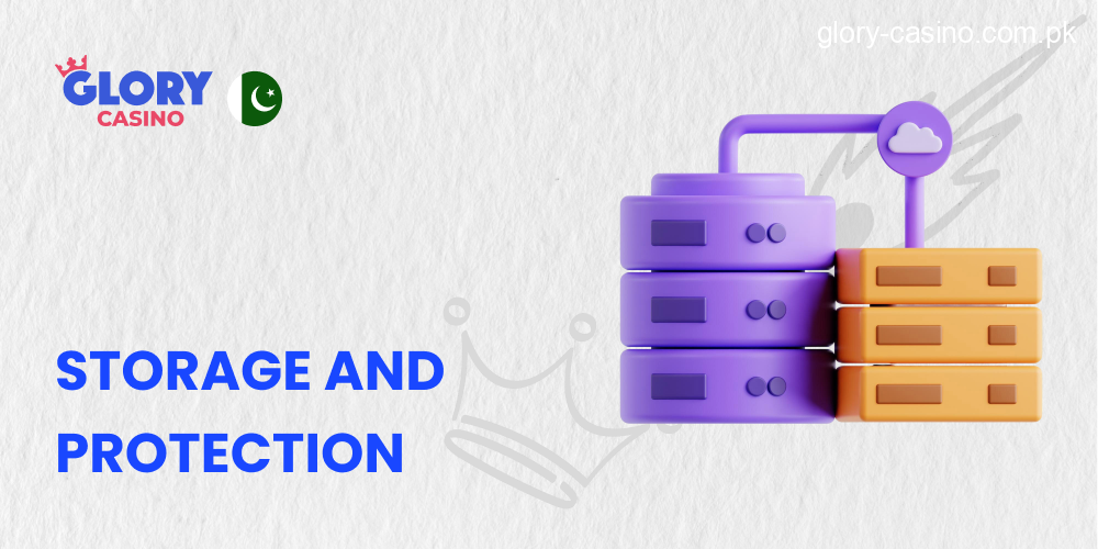 About Storage and Protection Data in Glory Casino