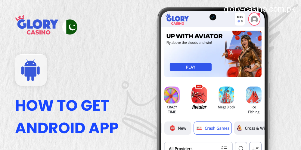 How to Get Glory Casino Android App