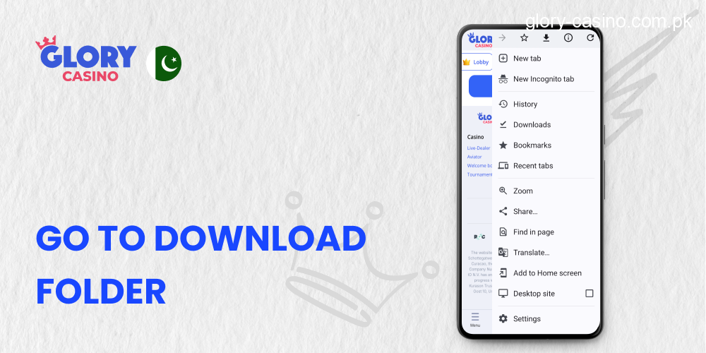 Go to Download Folder in your Android Device