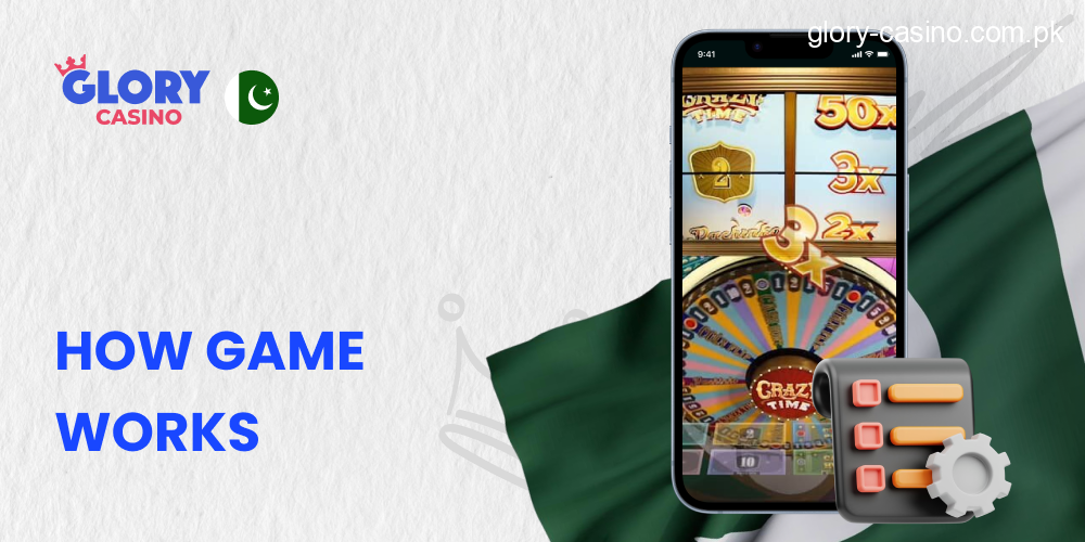 How Crazy Time Game Show Works in Glory Casino