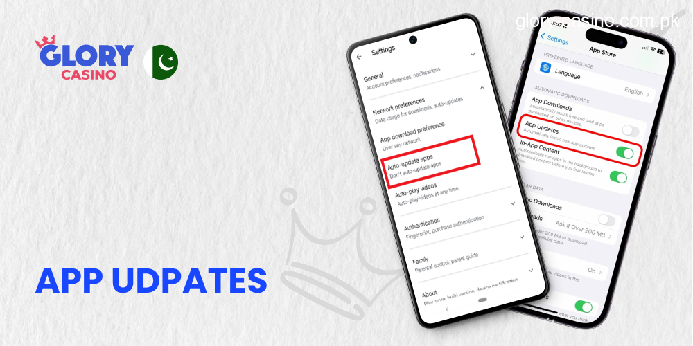 Glory Casino Mobile App Auto Updates