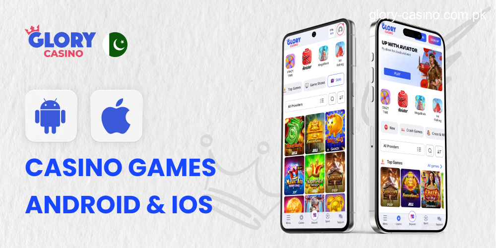 Casino Games on Android & iOS Glory Casino Mobile App