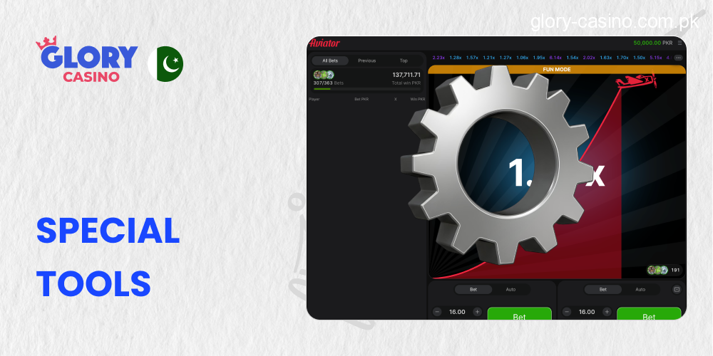 Special Tools for Aviator Game in Glory Casino