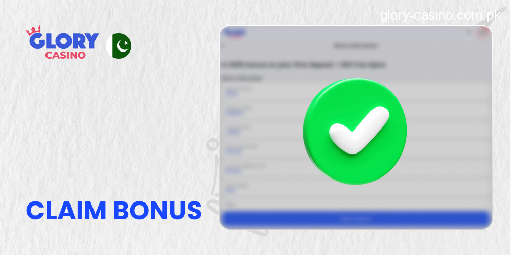 Claim Bonus and Let's Go to Play in Glory Casino